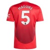 Camiseta de fútbol Manchester United Maguire 5 1ª equipación 2024-25